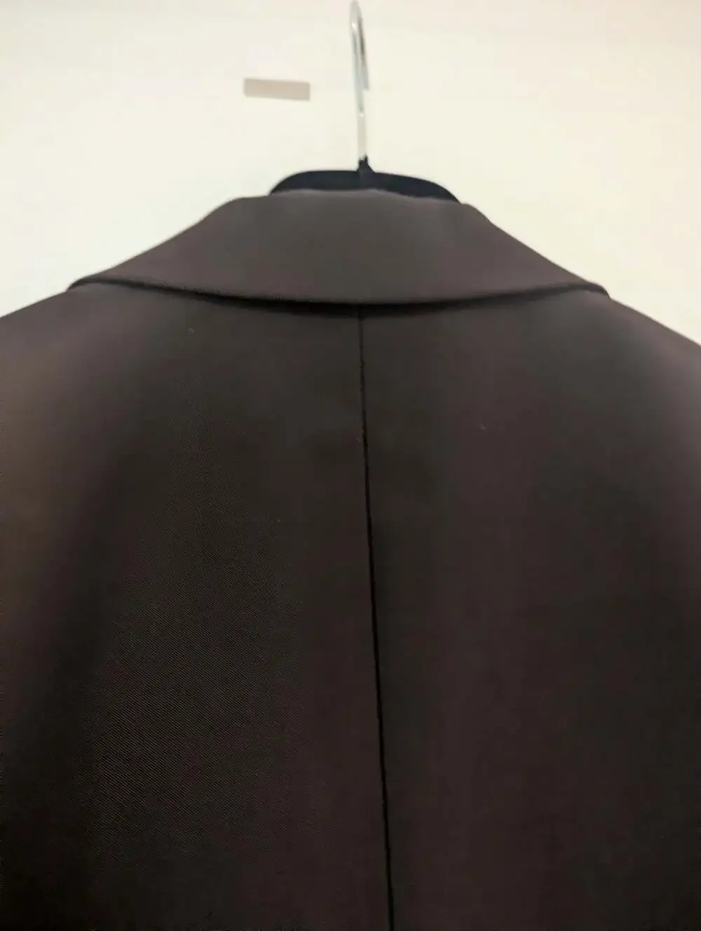 Prada Women's Brown Technical Fabric Blazer Jacket Size 40 - Picture 13 of 14
